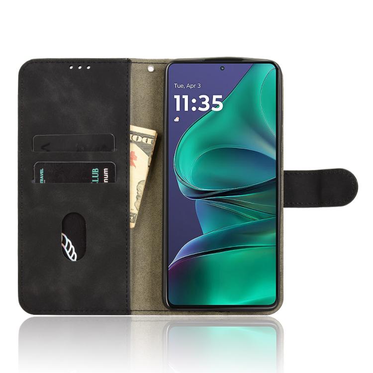 For Motorola Moto G Stylus 5G 2025 Skin Feel Magnetic Flip Leather Phone Case