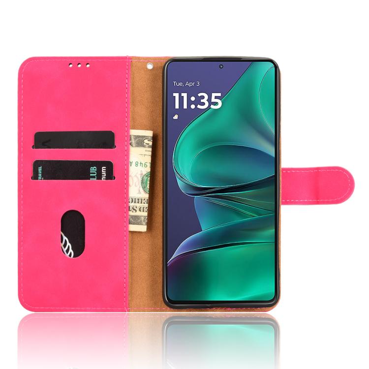 For Motorola Moto G Stylus 5G 2025 Skin Feel Magnetic Flip Leather Phone Case
