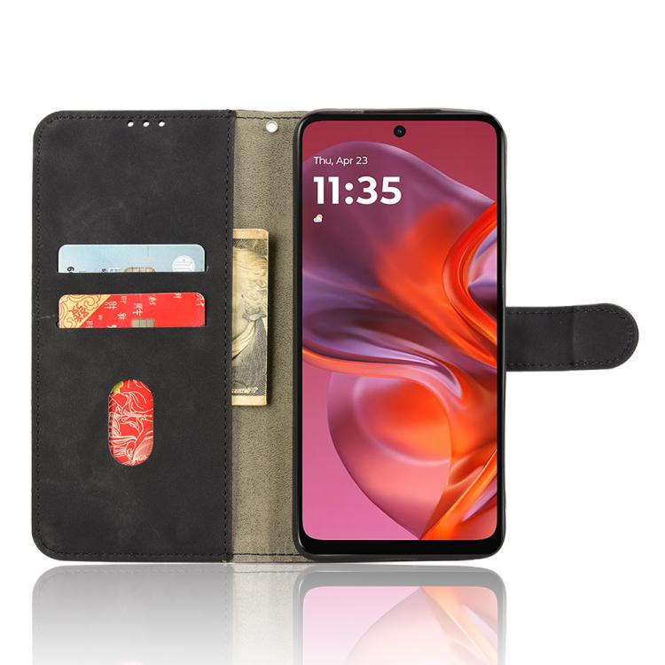 For Motorola Moto G05 / E15 Skin Feel Magnetic Flip Leather Phone Case