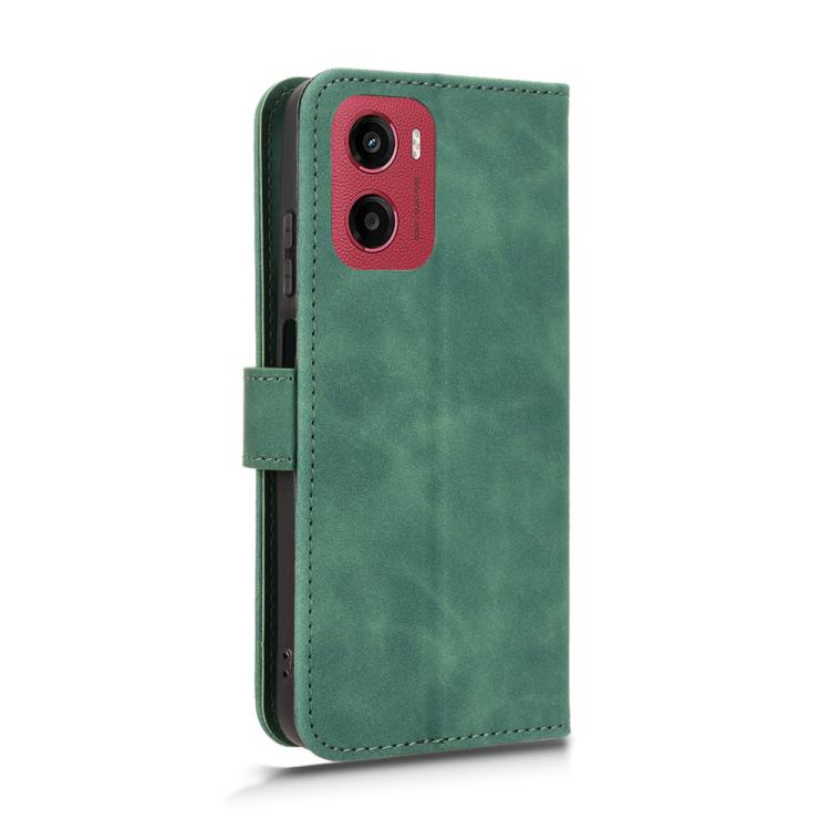 For Motorola Moto G05 / E15 Skin Feel Magnetic Flip Leather Phone Case
