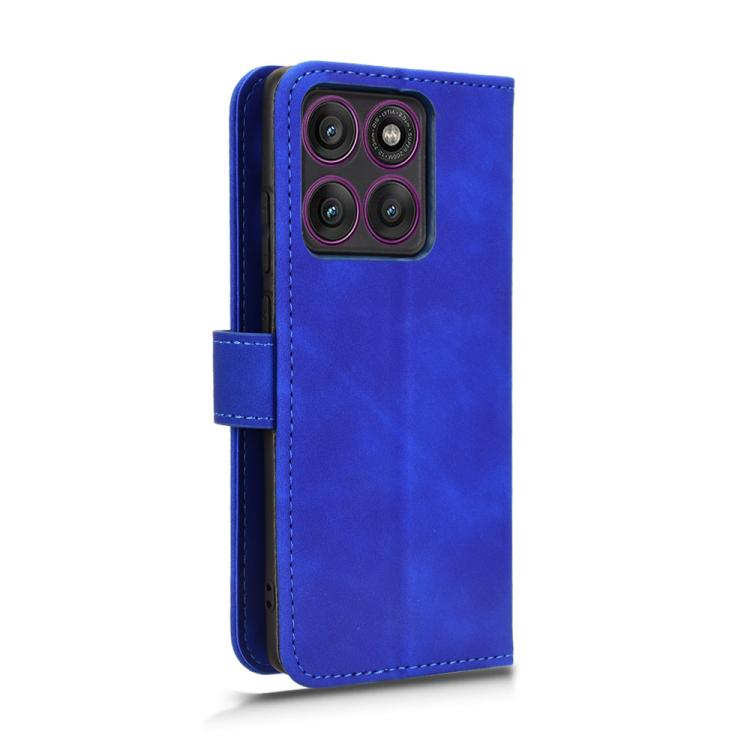 For Motorola Edge 60 Pro Skin Feel Magnetic Flip Leather Phone Case