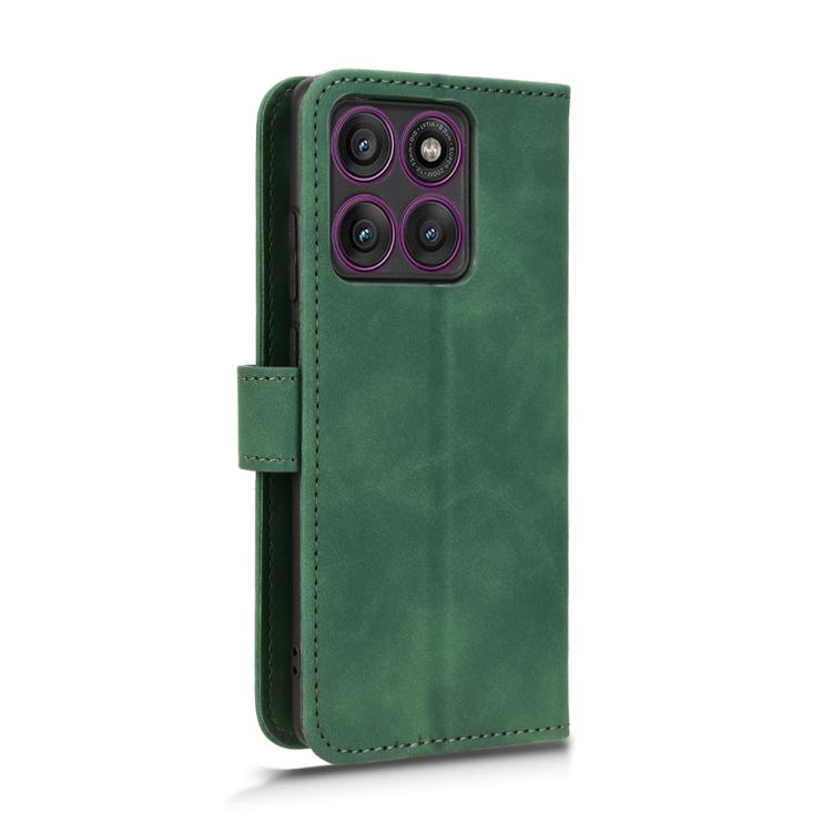For Motorola Edge 60 Pro Skin Feel Magnetic Flip Leather Phone Case
