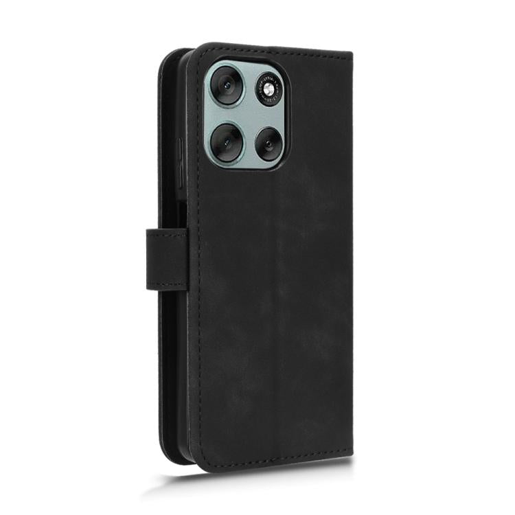 For Motorola Moto G56 5G Skin Feel Magnetic Flip Leather Phone Case