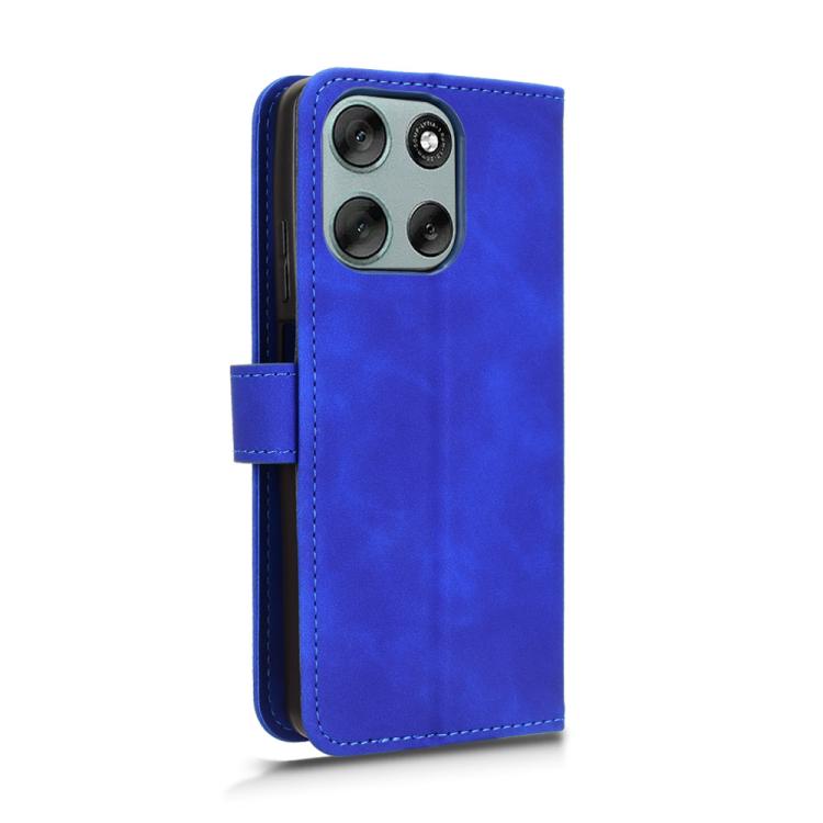 For Motorola Moto G56 5G Skin Feel Magnetic Flip Leather Phone Case