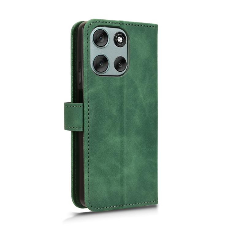 For Motorola Moto G56 5G Skin Feel Magnetic Flip Leather Phone Case