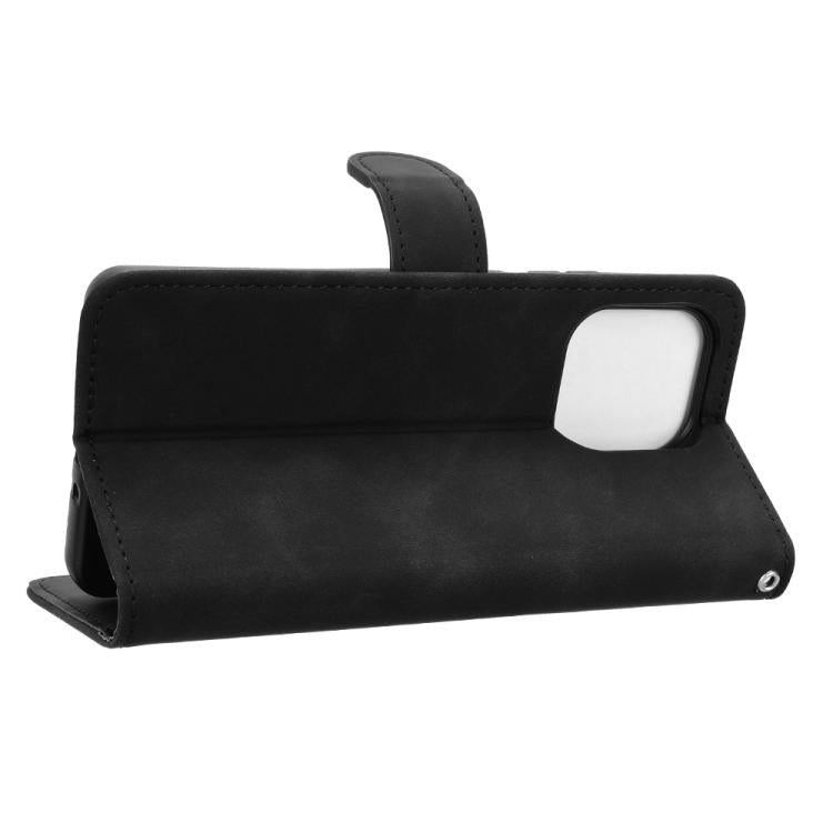 For Motorola Moto G86 5G Skin Feel Magnetic Flip Leather Phone Case