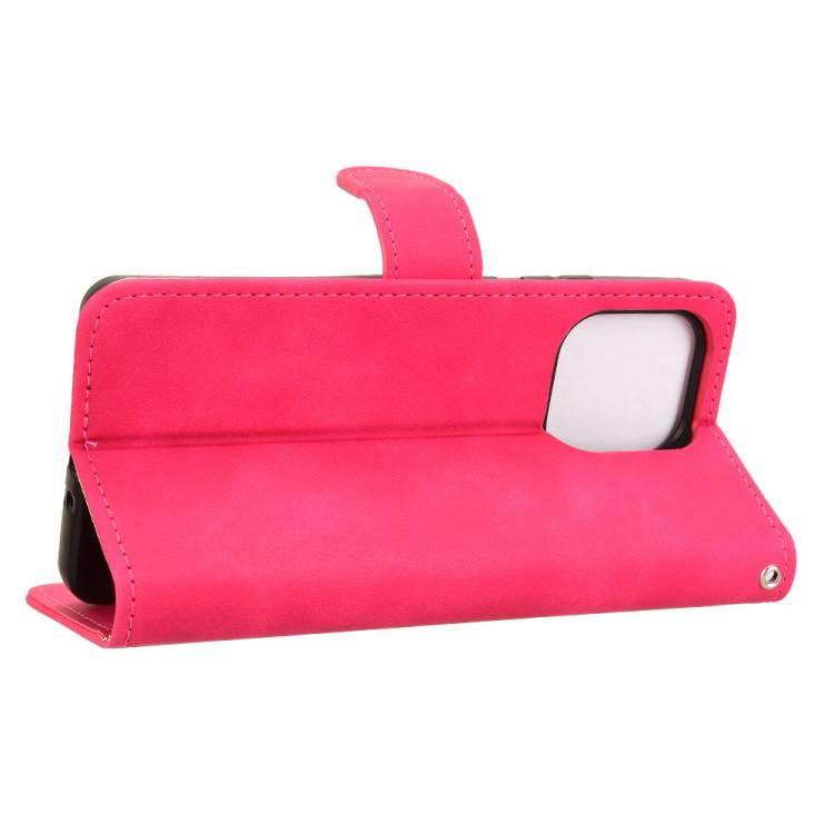 For Motorola Moto G86 5G Skin Feel Magnetic Flip Leather Phone Case