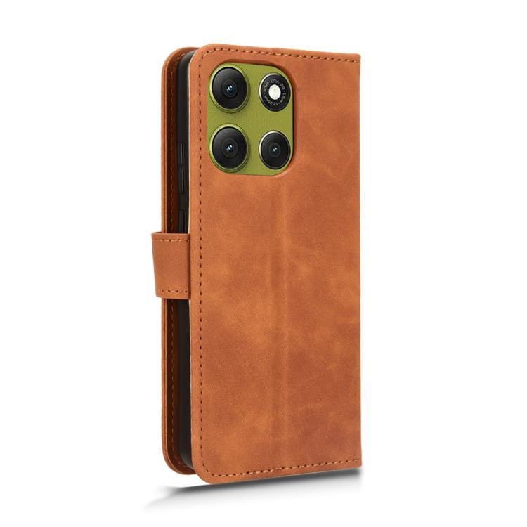 For Motorola Moto G86 5G Skin Feel Magnetic Flip Leather Phone Case