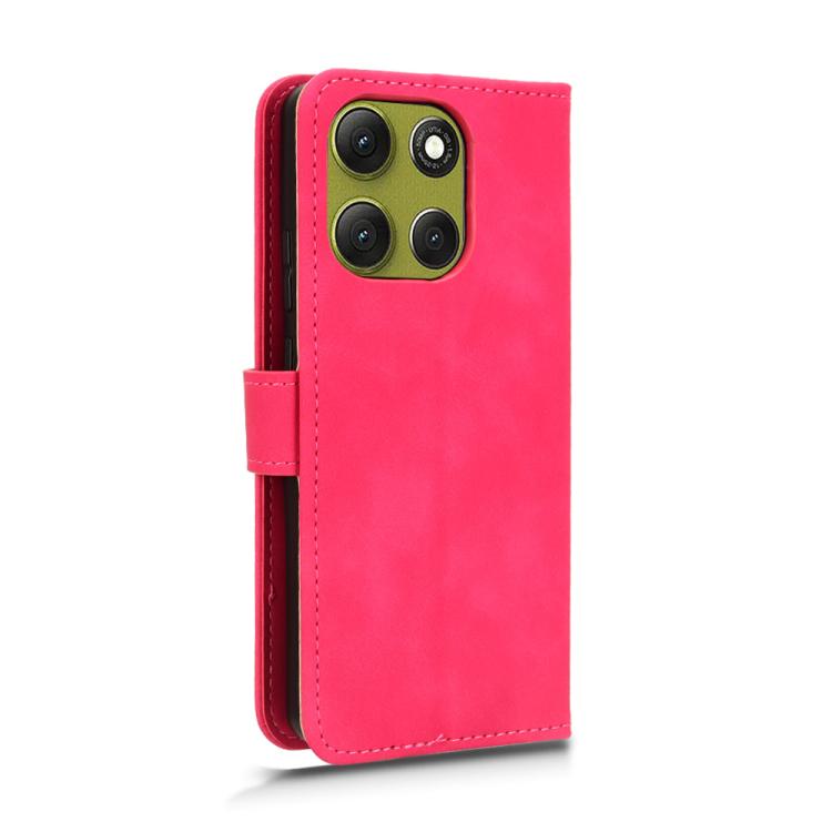 For Motorola Moto G86 Power 5G Skin Feel Magnetic Flip Leather Phone Case