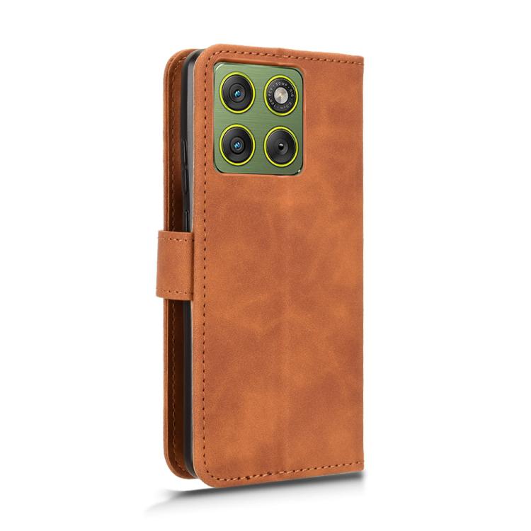 For Motorola Edge 70 5G Skin Feel Magnetic Flip Leather Phone Case