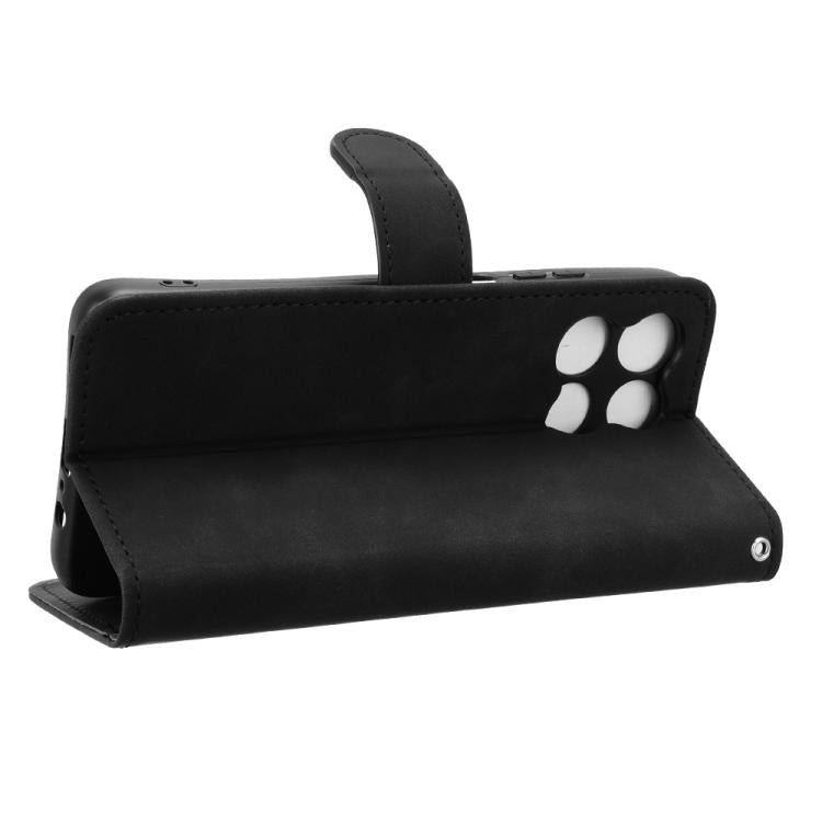 For Motorola Moto G67 Power 5G Skin Feel Magnetic Flip Leather Phone Case