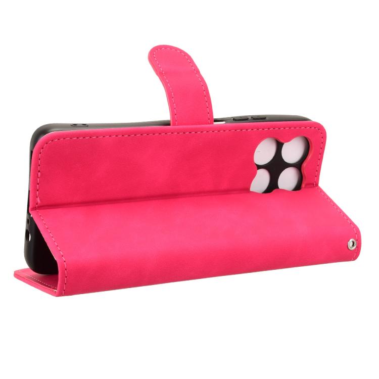 For Motorola Moto G67 Power 5G Skin Feel Magnetic Flip Leather Phone Case