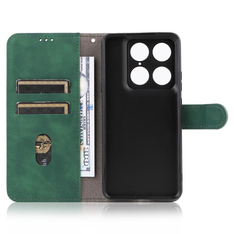 For Motorola Moto X70 Air Pro 5G Skin Feel Magnetic Flip Leather Phone Case