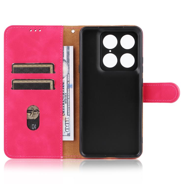 For Motorola Moto X70 Air Pro 5G Skin Feel Magnetic Flip Leather Phone Case