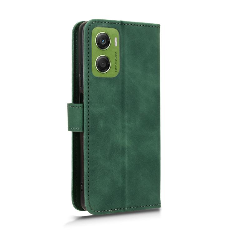 For Motorola Moto G06 / G06 Power Skin Feel Magnetic Flip Leather Phone Case