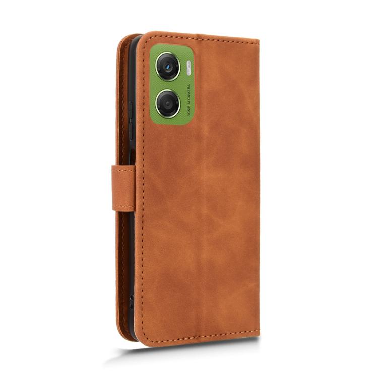 For Motorola Moto G06 / G06 Power Skin Feel Magnetic Flip Leather Phone Case