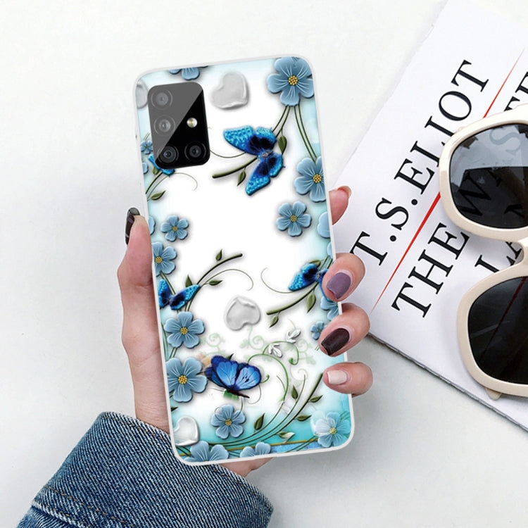 For Samsung Galaxy A71 Shockproof Painted TPU Protective Case