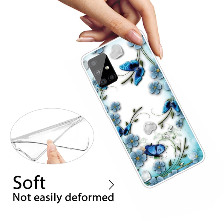 For Samsung Galaxy A71 Shockproof Painted TPU Protective Case