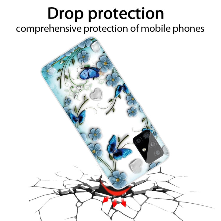 For Samsung Galaxy A71 Shockproof Painted TPU Protective Case