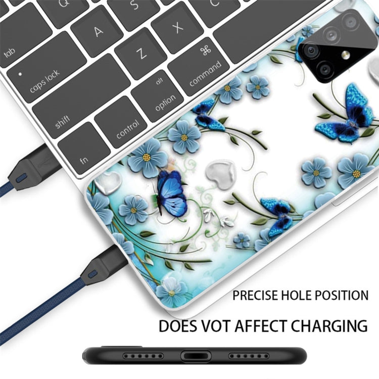 For Samsung Galaxy A71 Shockproof Painted TPU Protective Case