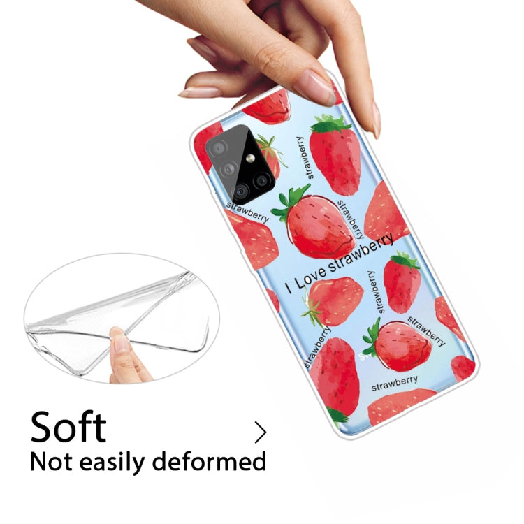 For Samsung Galaxy A71 Shockproof Painted TPU Protective Case