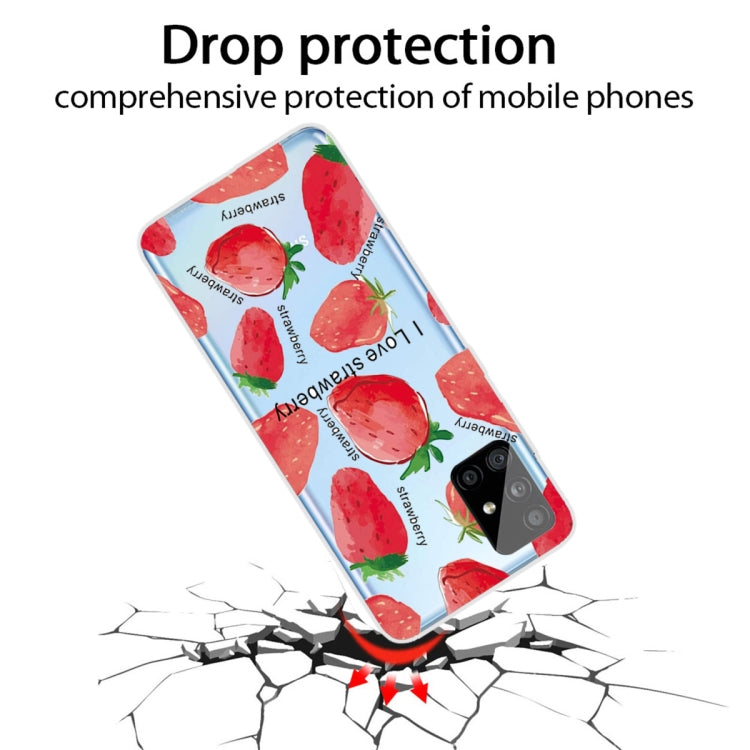For Samsung Galaxy A71 Shockproof Painted TPU Protective Case