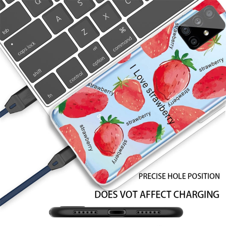 For Samsung Galaxy A71 Shockproof Painted TPU Protective Case