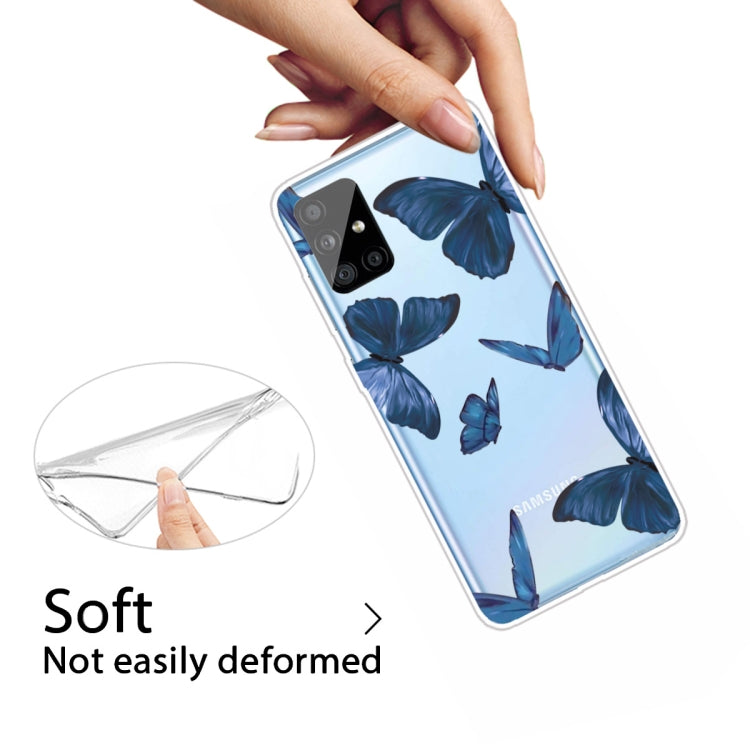 For Samsung Galaxy A71 Shockproof Painted TPU Protective Case