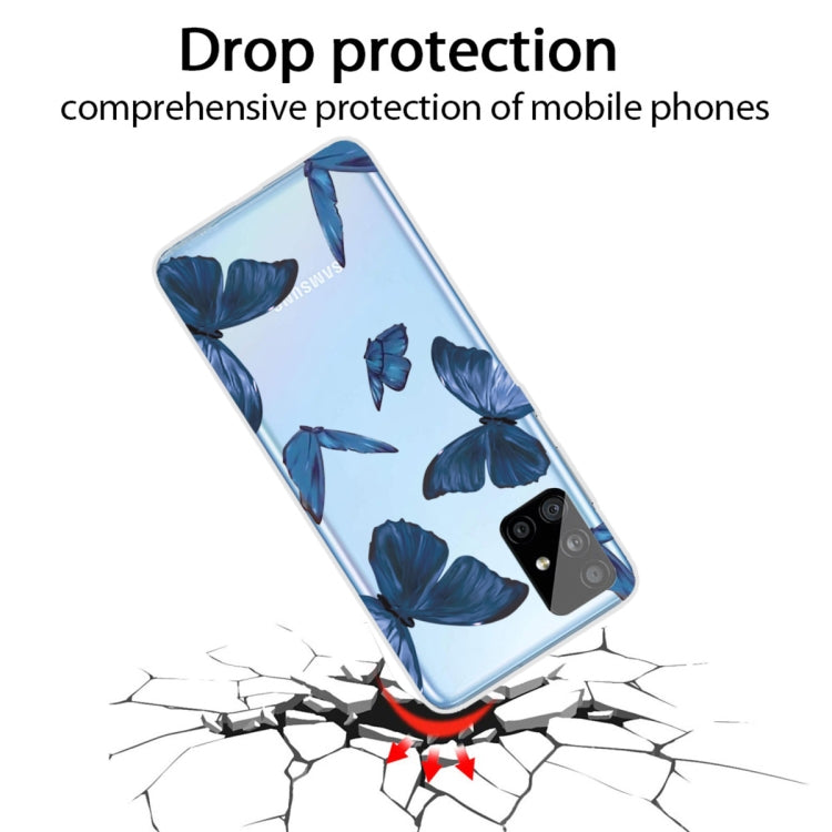 For Samsung Galaxy A71 Shockproof Painted TPU Protective Case