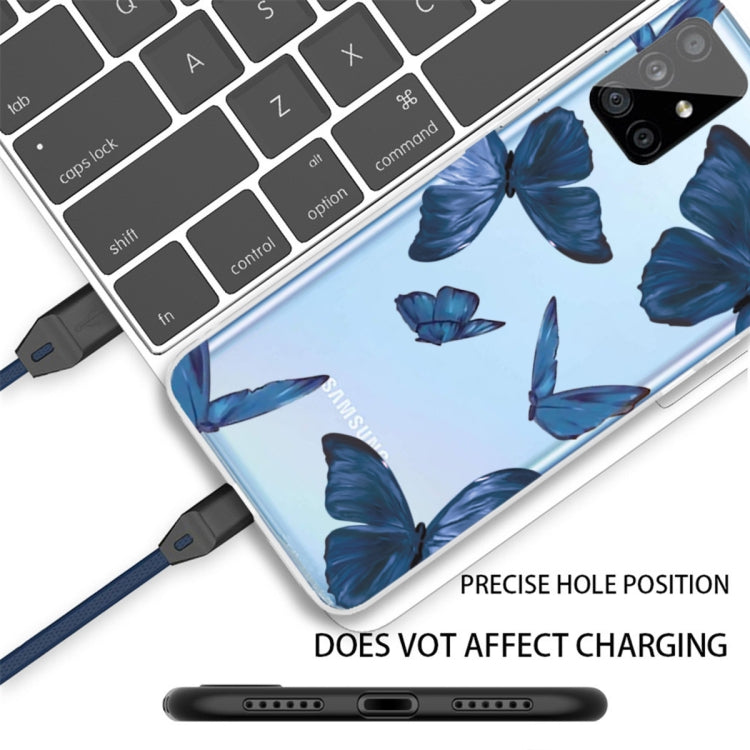 For Samsung Galaxy A71 Shockproof Painted TPU Protective Case