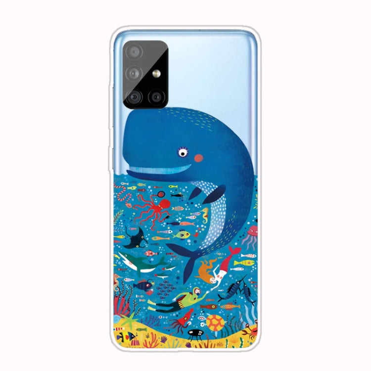 For Samsung Galaxy A71 Shockproof Painted TPU Protective Case