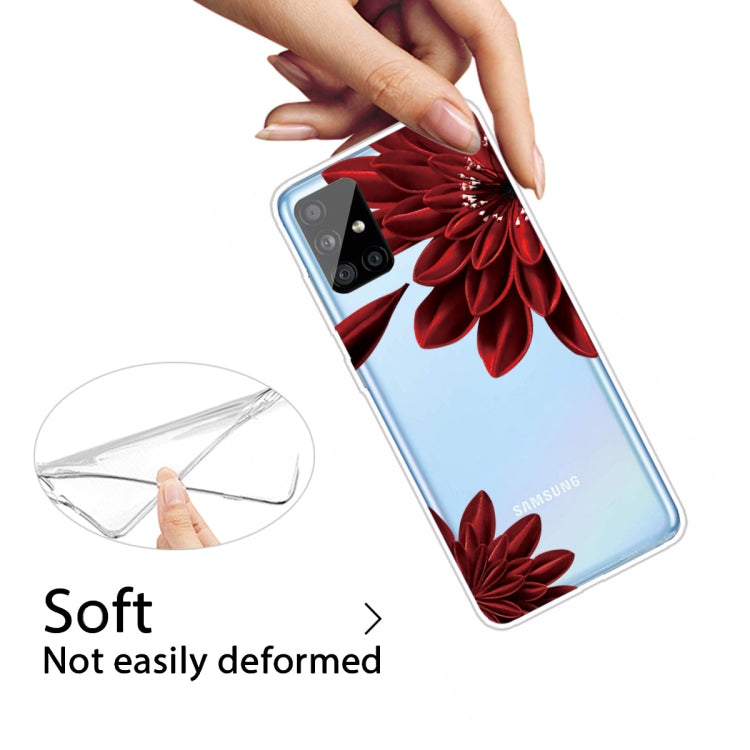 For Samsung Galaxy A71 Shockproof Painted TPU Protective Case