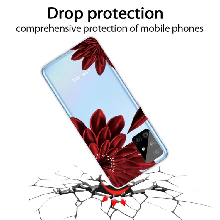 For Samsung Galaxy A71 Shockproof Painted TPU Protective Case