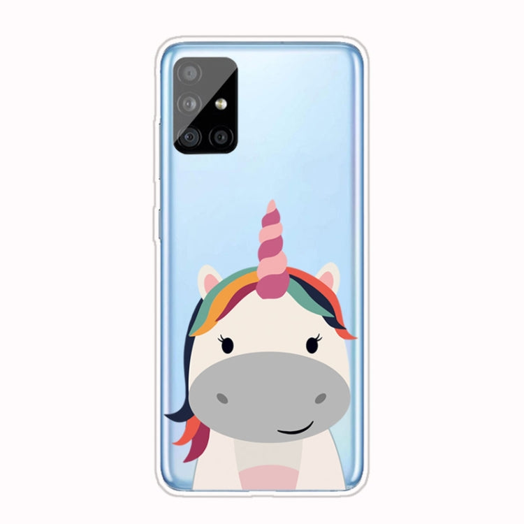 For Samsung Galaxy A71 Shockproof Painted TPU Protective Case