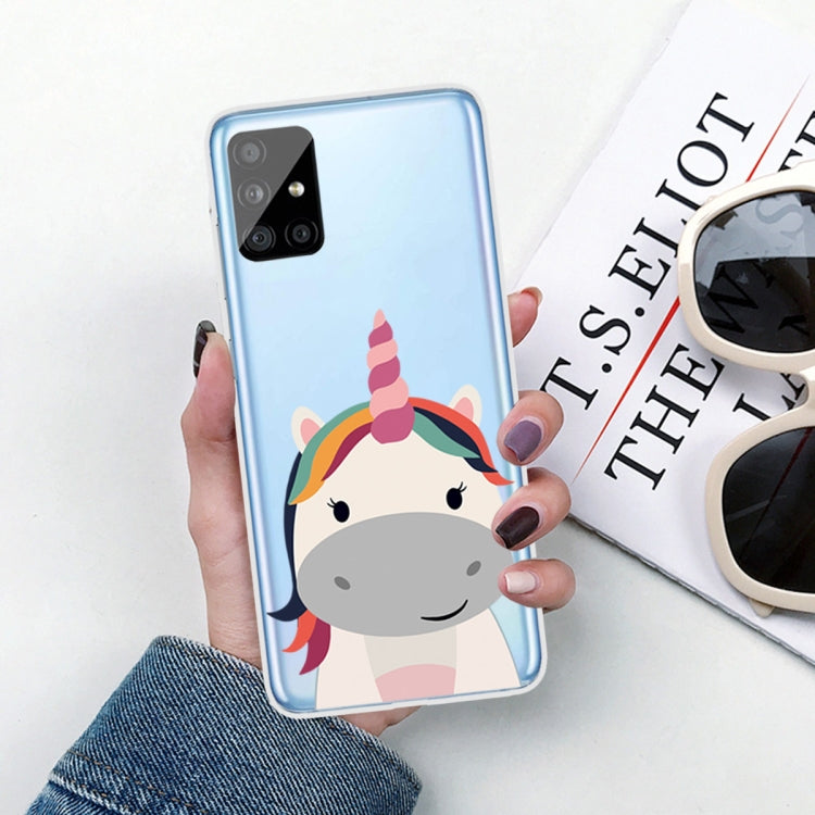 For Samsung Galaxy A71 Shockproof Painted TPU Protective Case