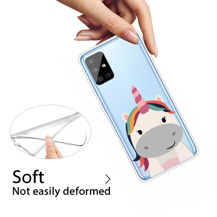 For Samsung Galaxy A71 Shockproof Painted TPU Protective Case