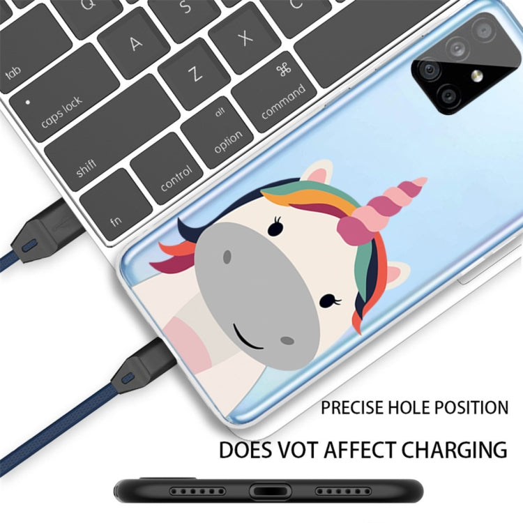 For Samsung Galaxy A71 Shockproof Painted TPU Protective Case