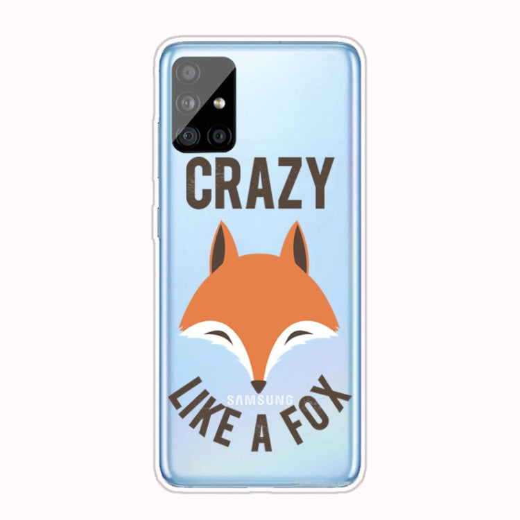 For Samsung Galaxy A71 Shockproof Painted TPU Protective Case