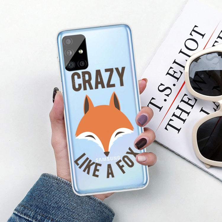 For Samsung Galaxy A71 Shockproof Painted TPU Protective Case