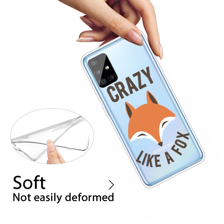 For Samsung Galaxy A71 Shockproof Painted TPU Protective Case