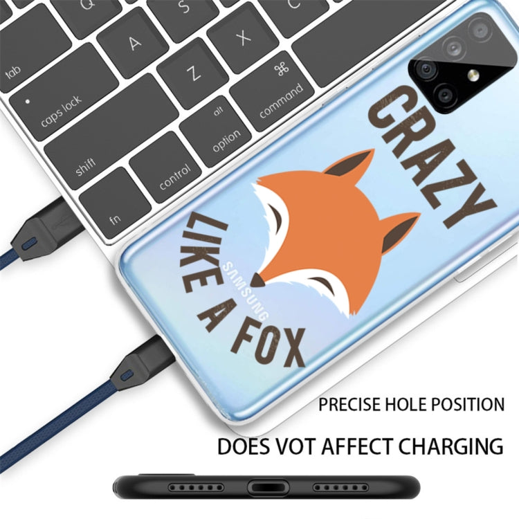 For Samsung Galaxy A71 Shockproof Painted TPU Protective Case