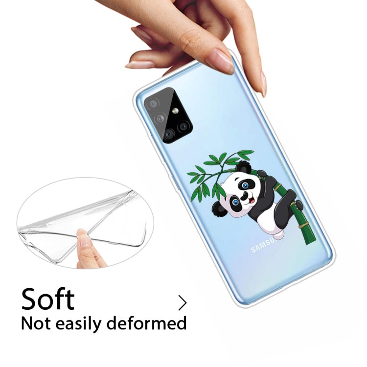For Samsung Galaxy A71 Shockproof Painted TPU Protective Case