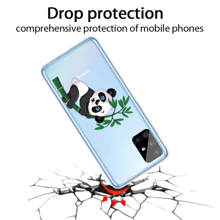 For Samsung Galaxy A71 Shockproof Painted TPU Protective Case