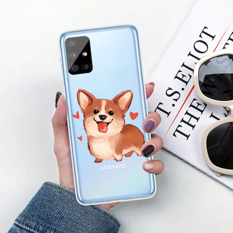 For Samsung Galaxy A71 Shockproof Painted TPU Protective Case