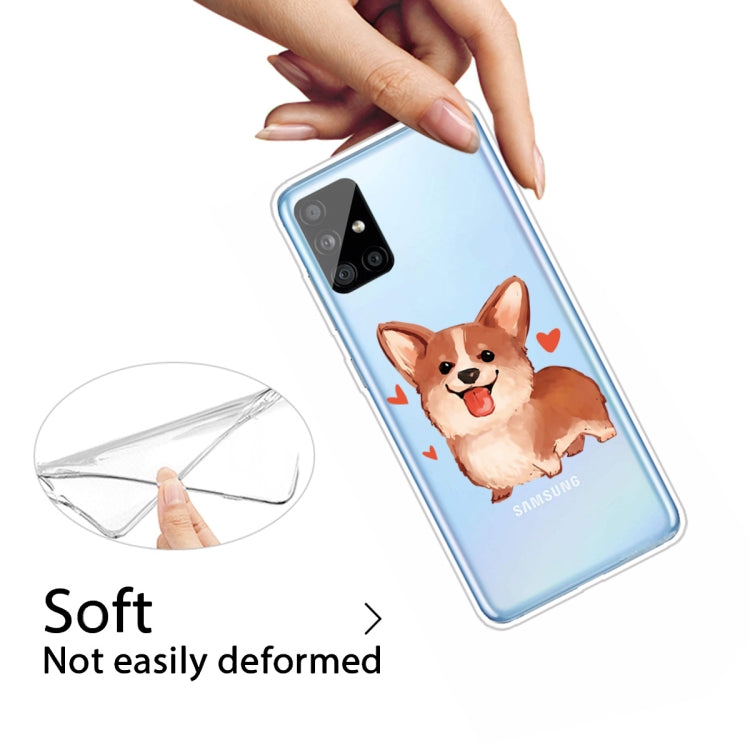 For Samsung Galaxy A71 Shockproof Painted TPU Protective Case