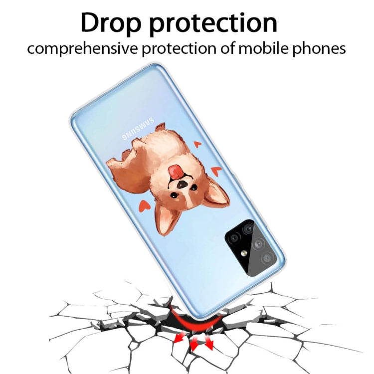 For Samsung Galaxy A71 Shockproof Painted TPU Protective Case
