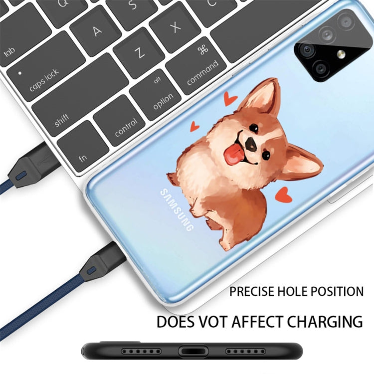 For Samsung Galaxy A71 Shockproof Painted TPU Protective Case