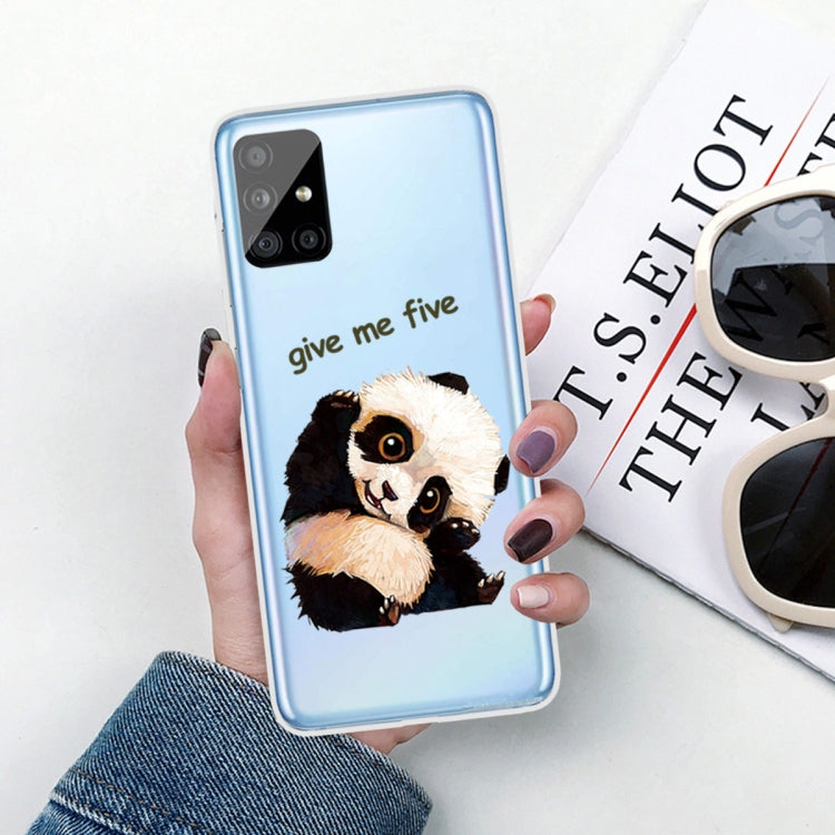 For Samsung Galaxy A71 Shockproof Painted TPU Protective Case