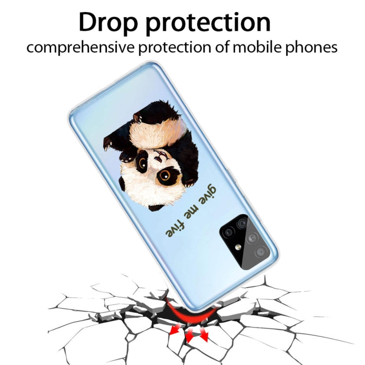 For Samsung Galaxy A71 Shockproof Painted TPU Protective Case