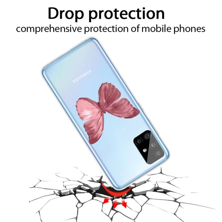 For Samsung Galaxy A71 Shockproof Painted TPU Protective Case